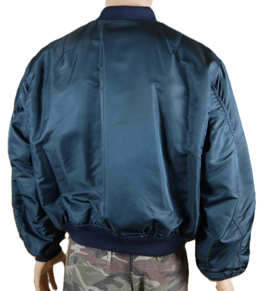 Bomber Flight Jacket Modello MA-1 Flyer’s Man Intermediate-vista frontale vista back