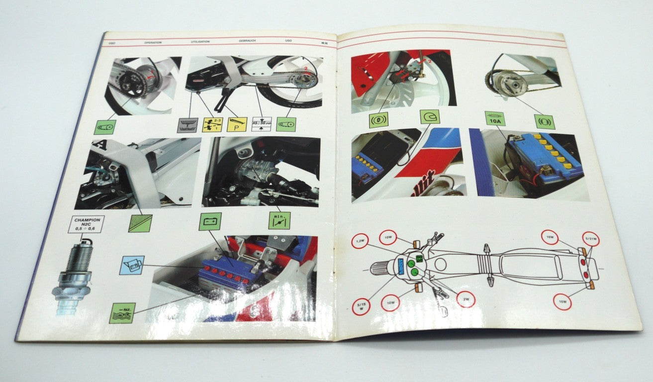 Gilera Bullit 50 – Libretto Uso e Manutenzione dettaglio foto interne