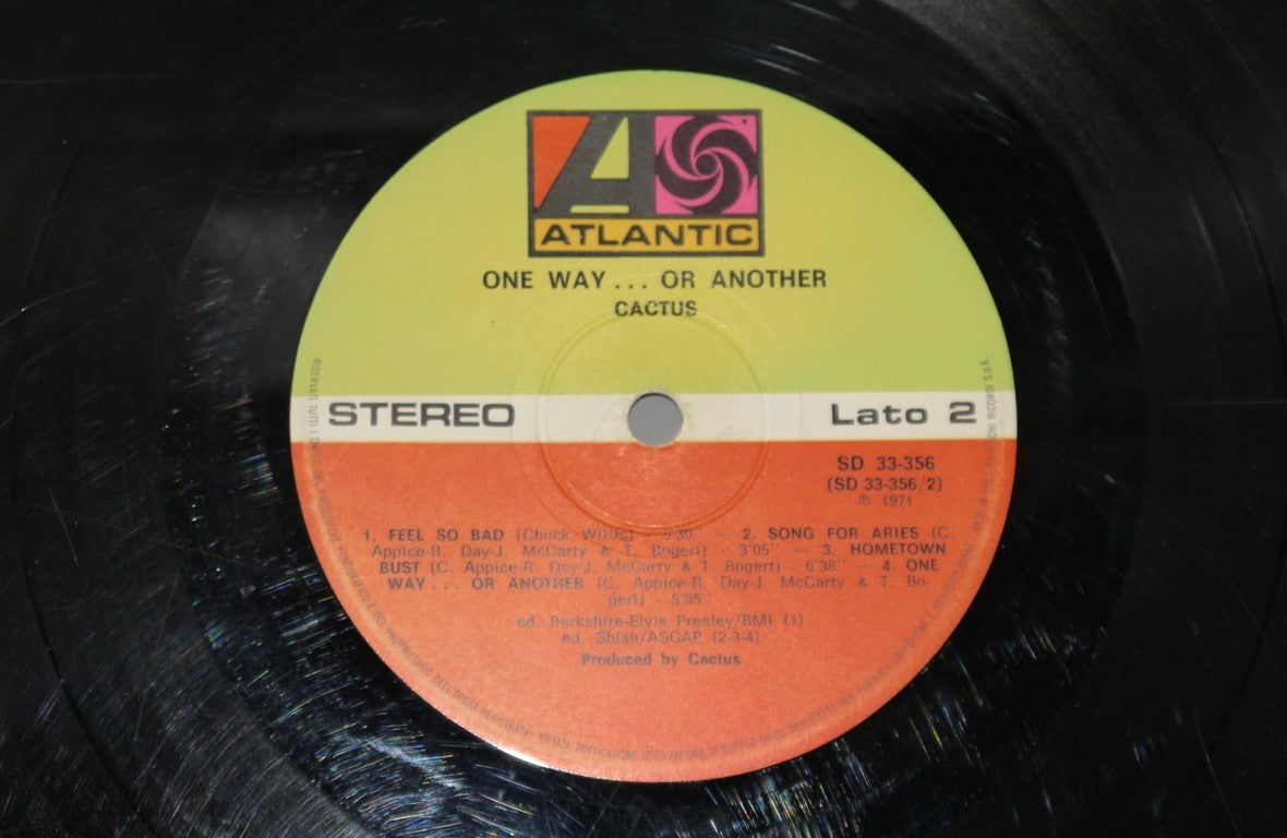 Cactus – One Way...Or Another-Lp -Vinile 33 giri-Epoca:1971