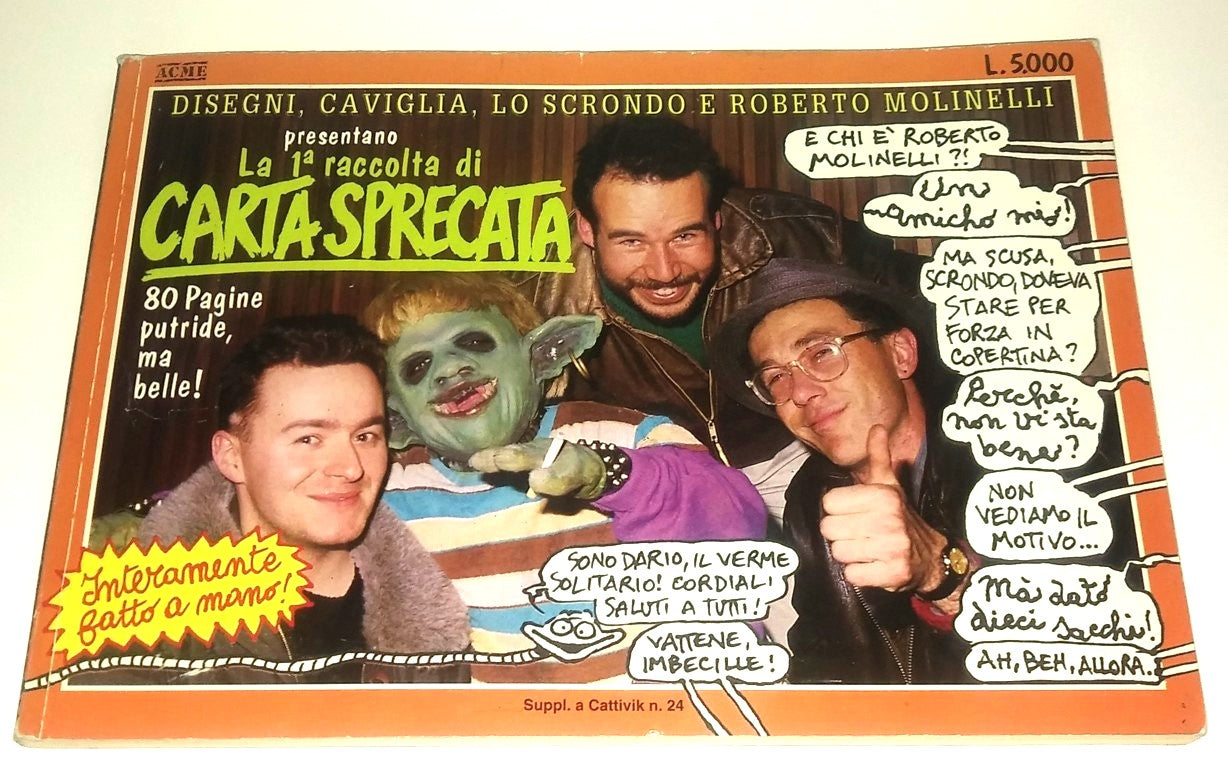 Papier gaspillé 1 - Dessins et cheville - Édition ACME - Période : 1991