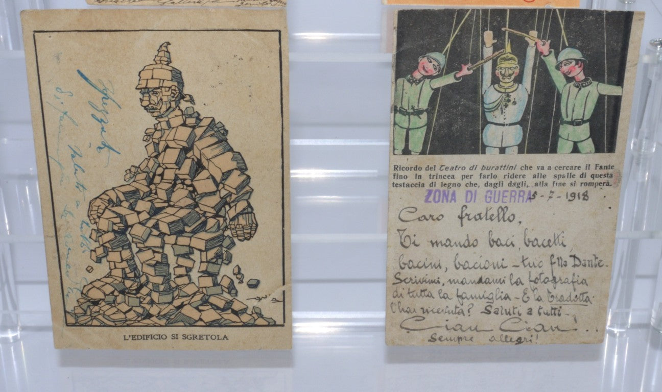 Cartoline Fronte di Guerra-WWI- Originali Viaggiate-Epoca:1918-1919