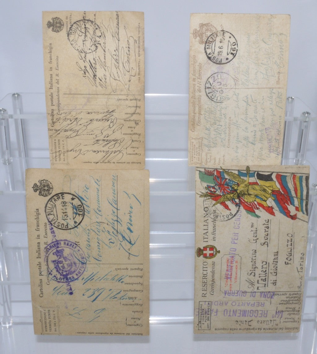 Cartoline Fronte di Guerra-WWI- Originali Viaggiate-Epoca:1918-1919