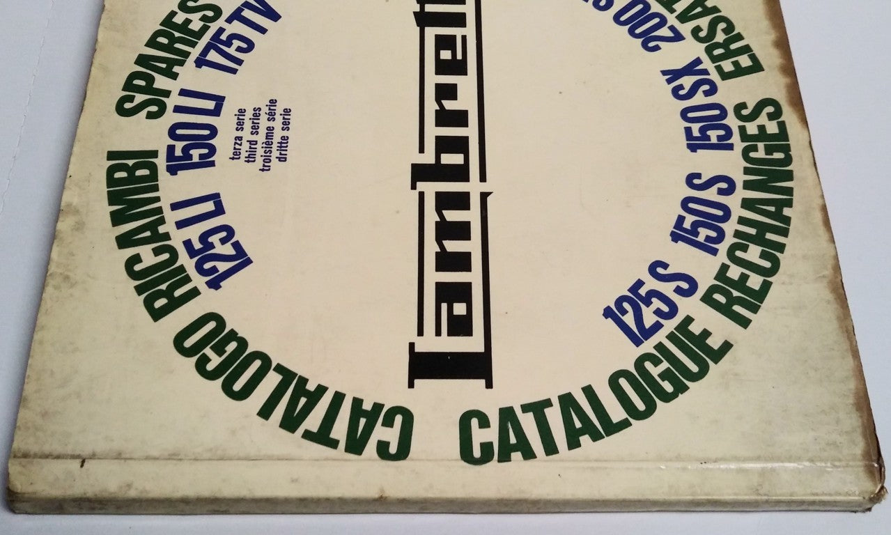 Catalogue de pièces détachées Innocenti Lambretta 125Li-150Li-175Tv - Période : 1967