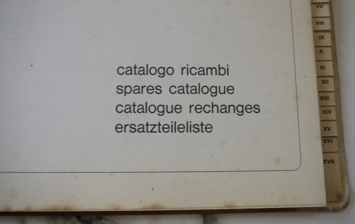 Catalogue de pièces détachées Innocenti Lambretta 125Li-150Li-175Tv - Période : 1967