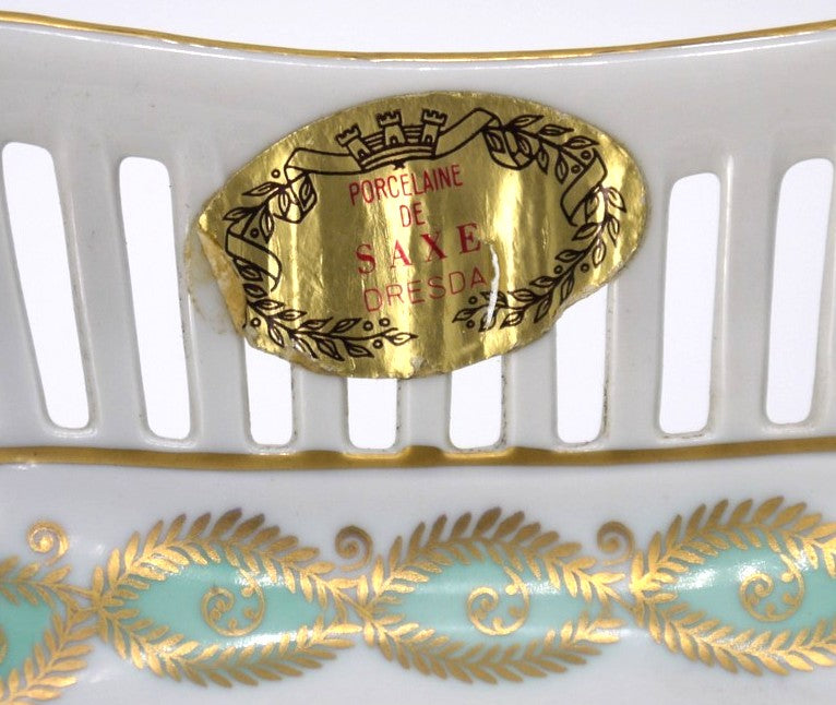 Saxe Porcelain Fruit Bowl/Centerpiece - Period: 1970-1980