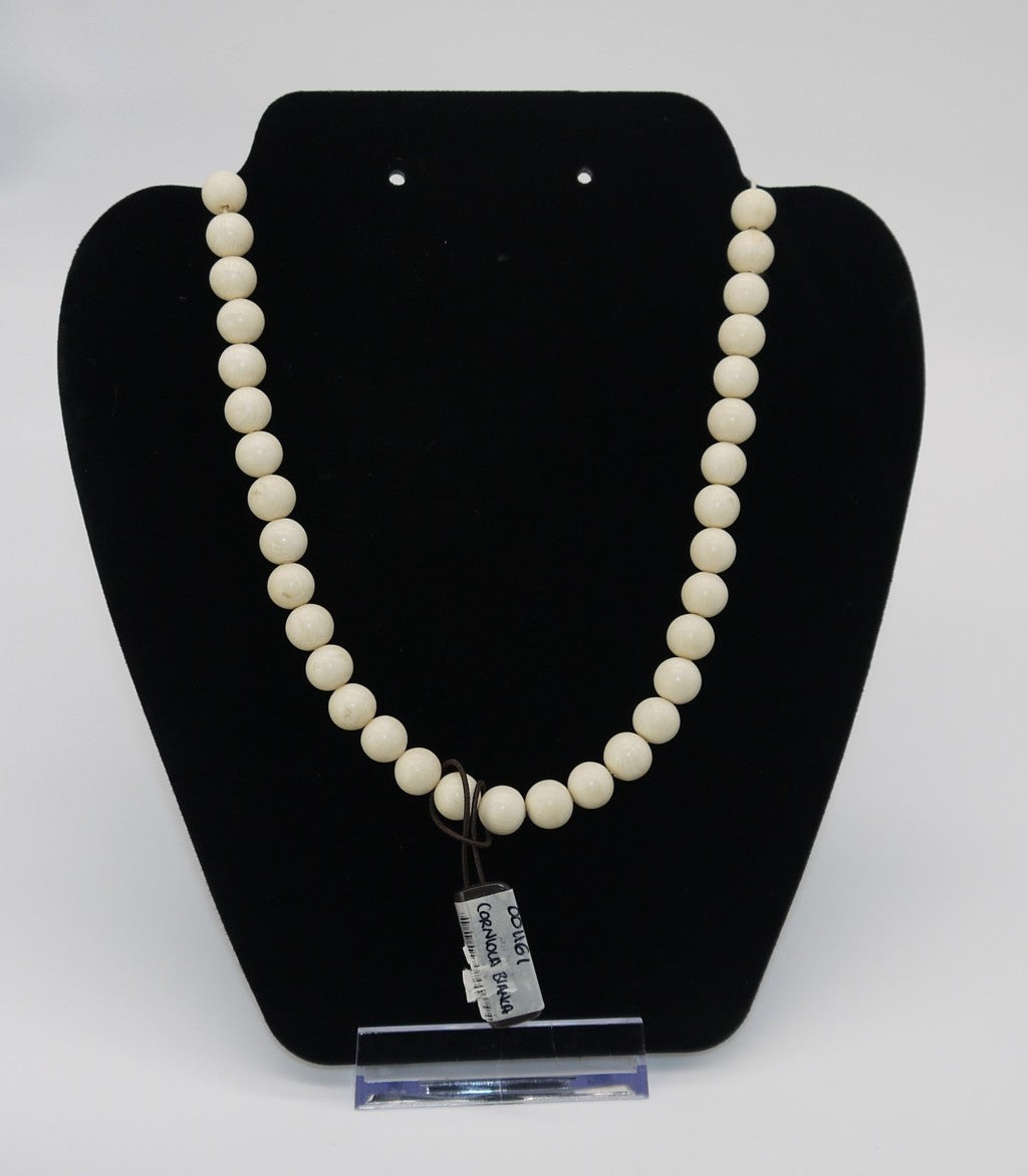 Collier fait main - Cornaline blanche - Ricorteka Precious par De Simone Gioielli