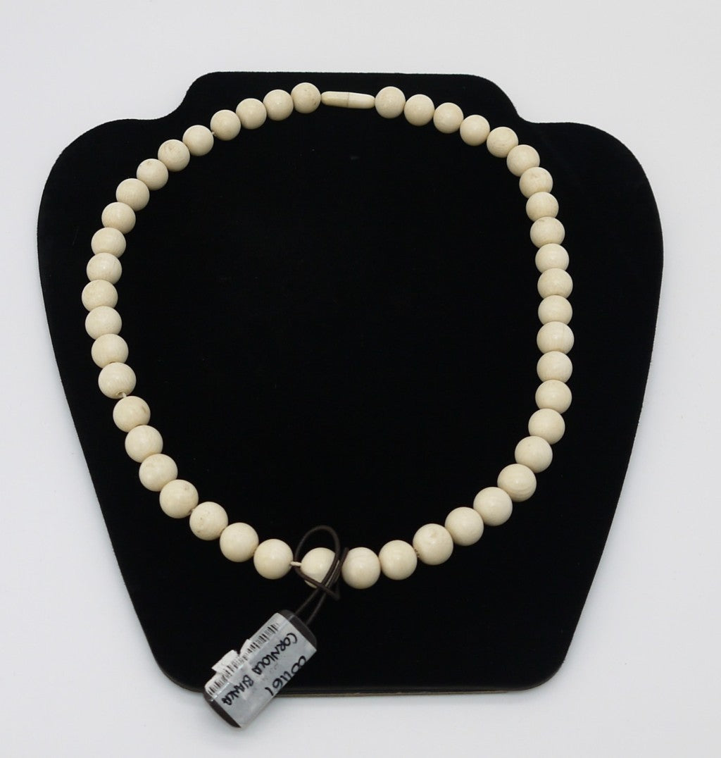 Collier fait main - Cornaline blanche - Ricorteka Precious par De Simone Gioielli