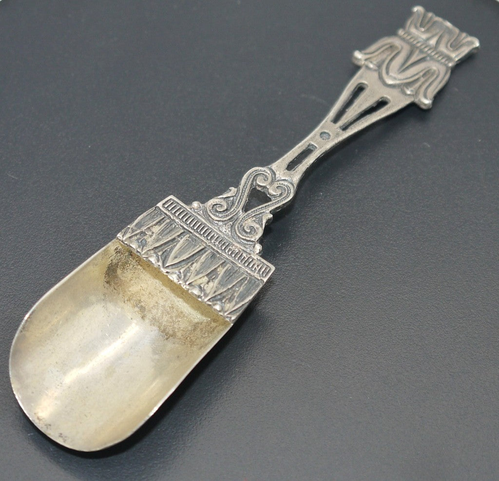 Cuillère à sucre - Italie - Argent - Époque : 1900