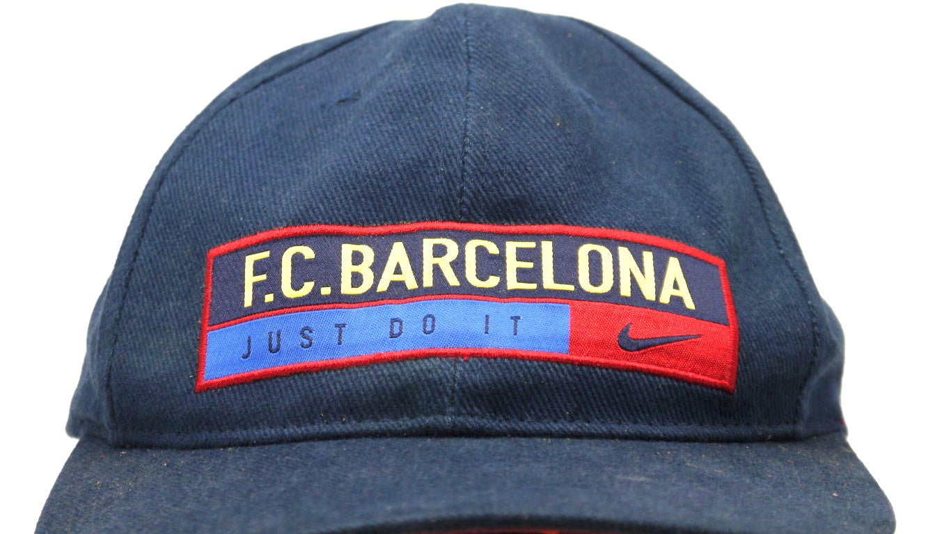 FC Barcelona Nike Cap – Just Do I -vista frontale Team brand + just do it