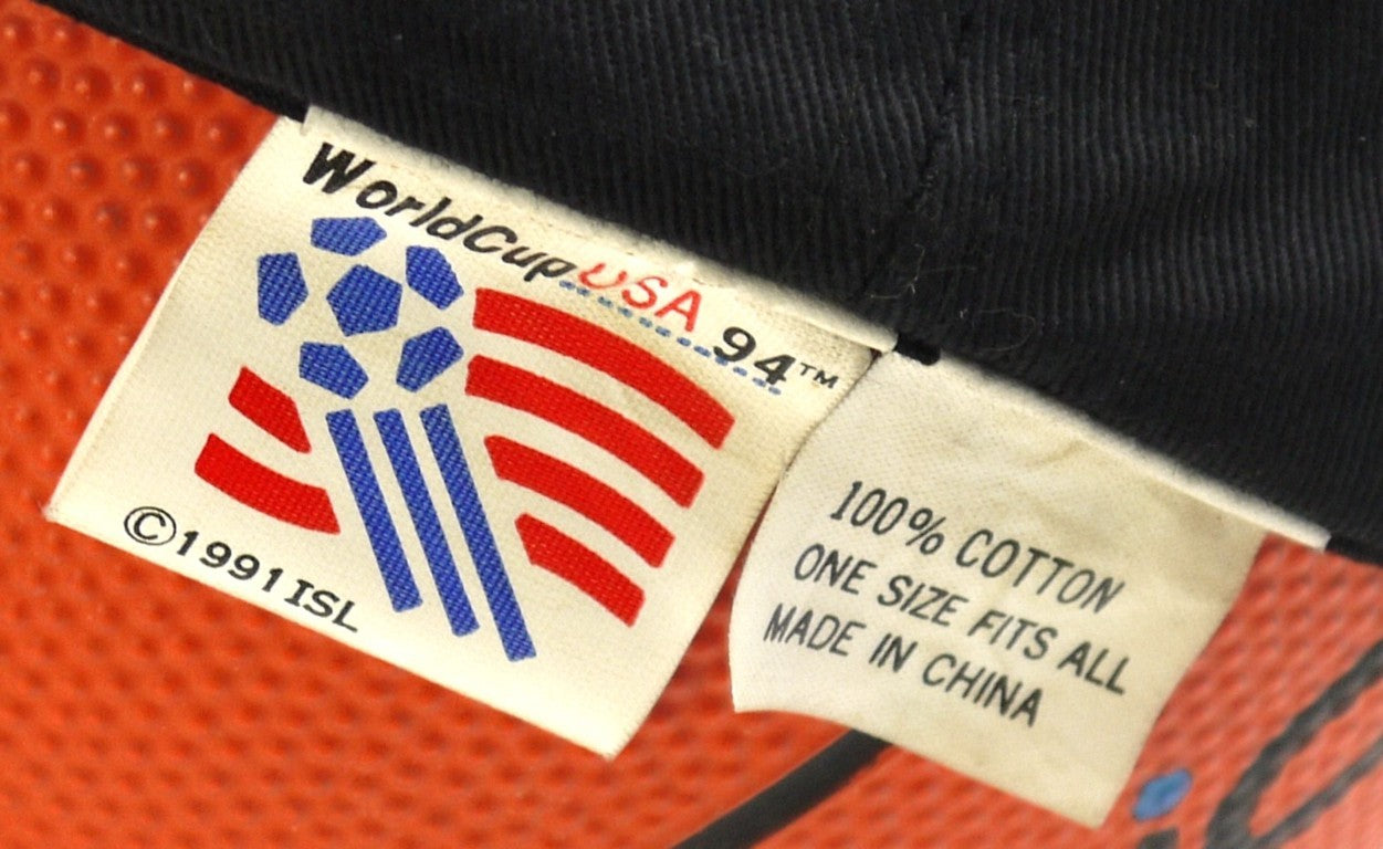 Hat World Cup USA 94 Cap – Official License-vista etichette primo piano
