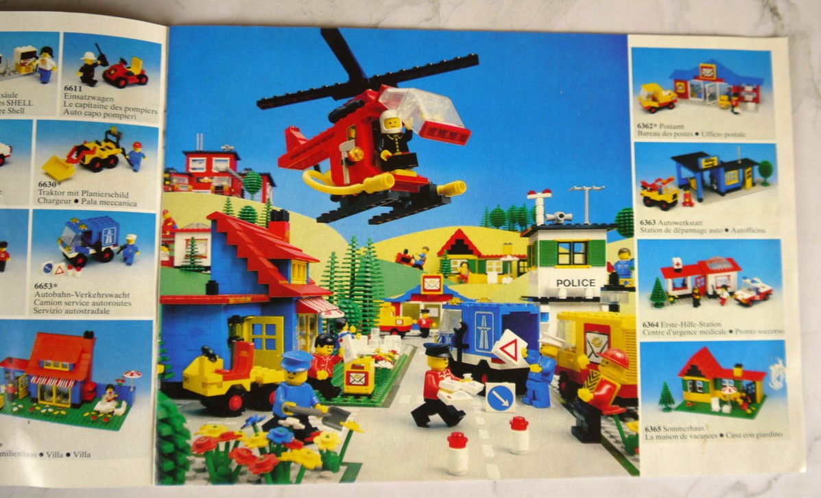 Catalogo Promozionale Lego Legoland Spazio e Citta - Libretto d'Epoca - Anno 1982