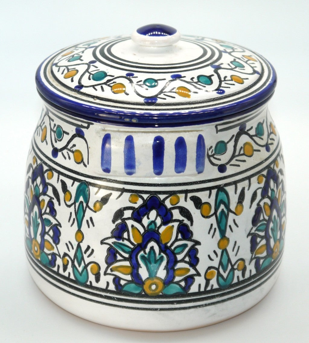 Contenitore porta-spezie ceramica tunisia stile boho