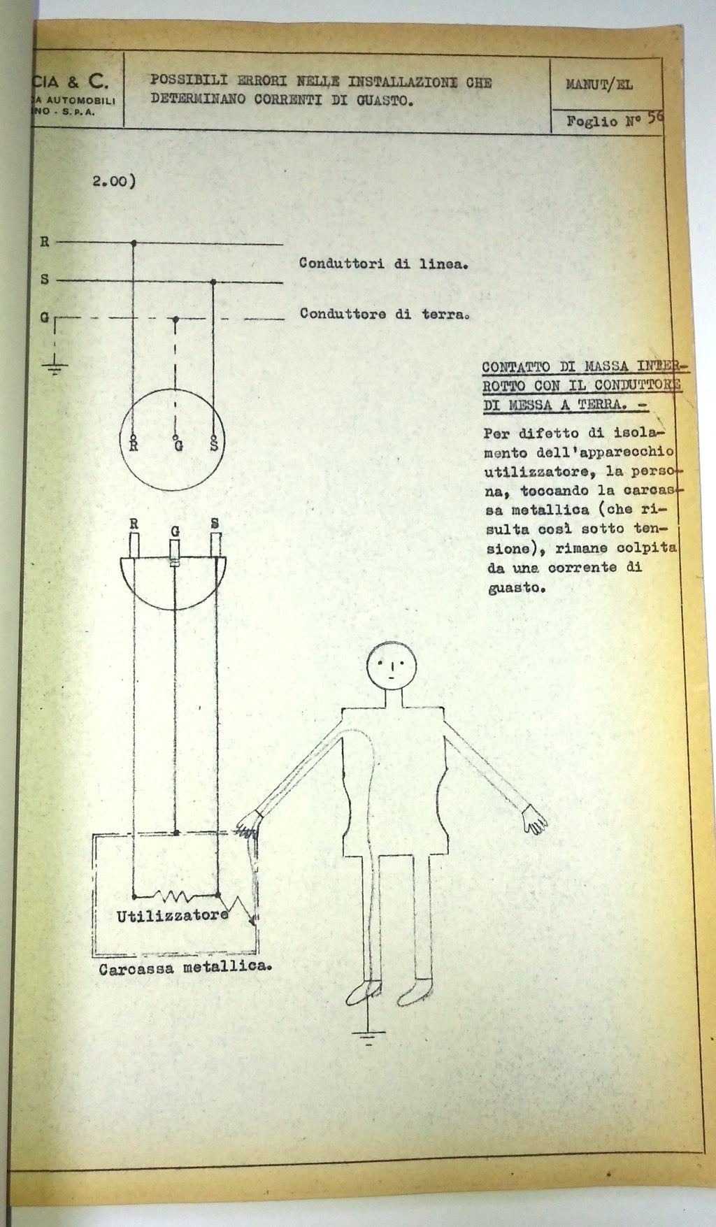 Dispensa di Elettrotecnica "Lancia e C. Fabbrica Automobili Torino SpA"-Epoca: 1963-1968