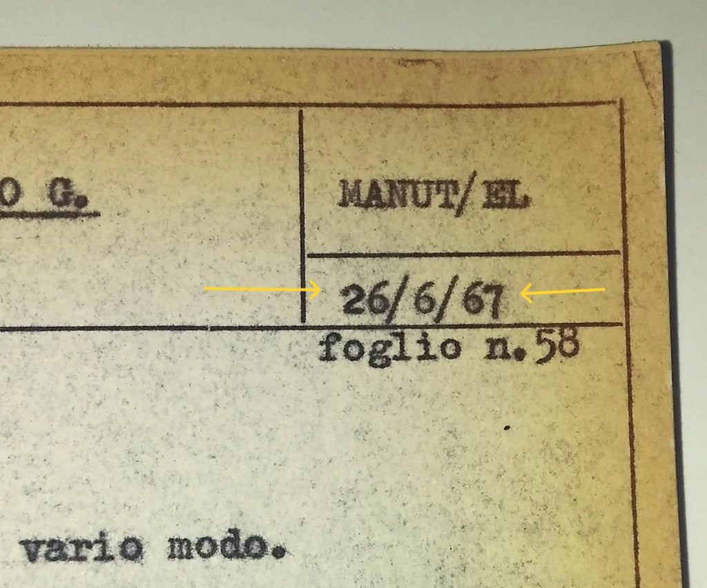 Dispensa di Elettrotecnica "Lancia e C. Fabbrica Automobili Torino SpA"-Epoca: 1963-1968