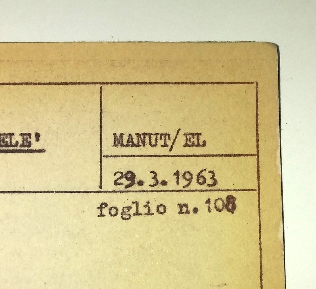 Dispensa di Elettrotecnica "Lancia e C. Fabbrica Automobili Torino SpA"-Epoca: 1963-1968
