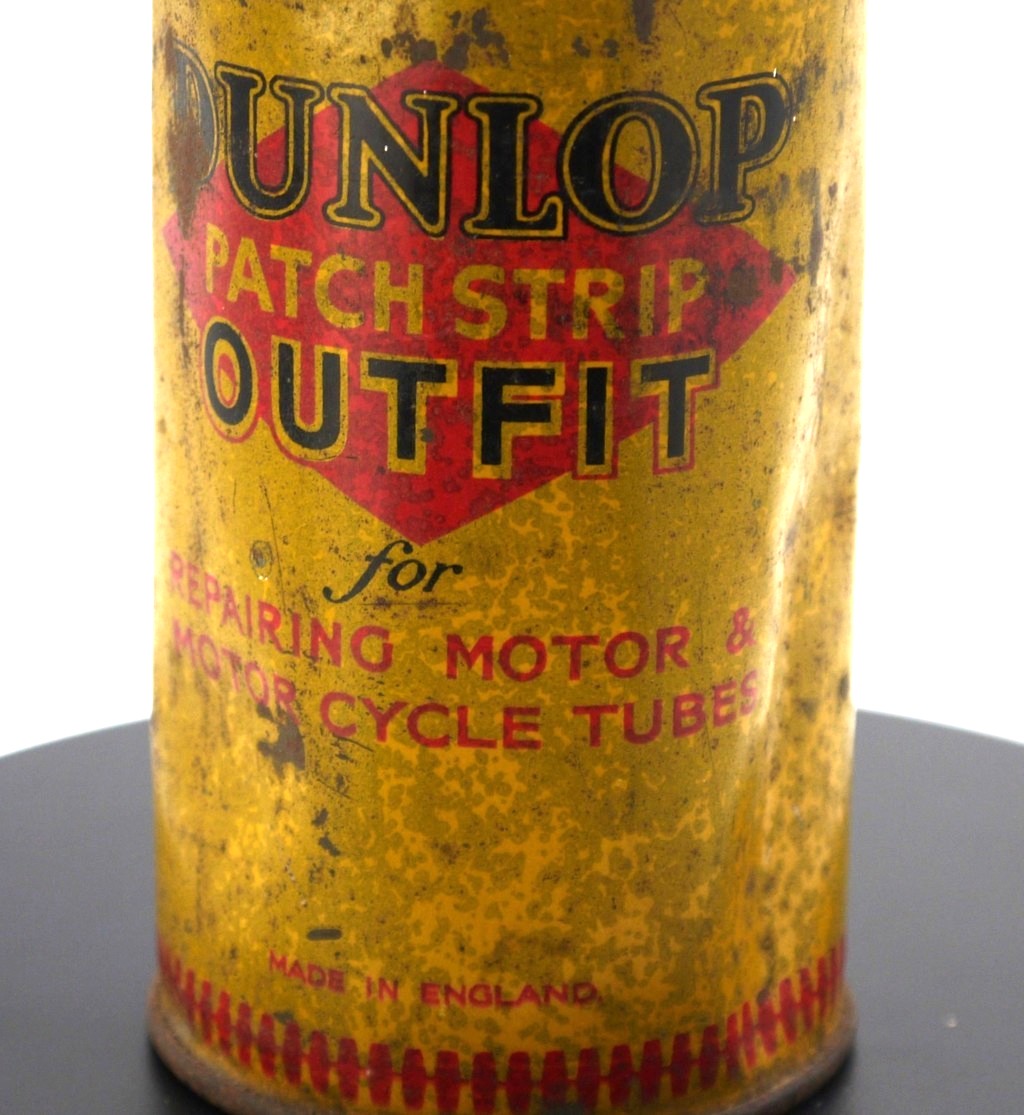 Conteneur Dunlop Patch - Angleterre - Période : 1940/1950