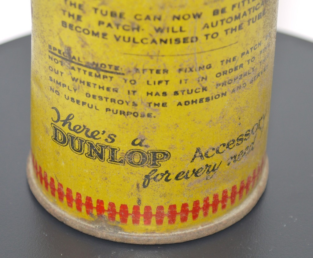 Conteneur Dunlop Patch - Angleterre - Période : 1940/1950