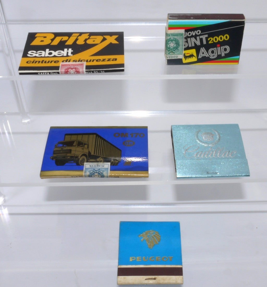 Set No. 3 - Vintage Matchboxes - Automotive - 5pcs - Period: 1970/80/90