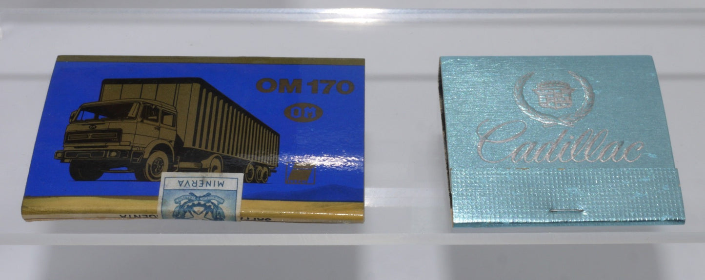 Set No. 3 - Vintage Matchboxes - Automotive - 5pcs - Period: 1970/80/90