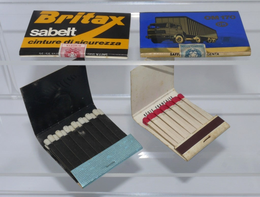Set No. 3 - Vintage Matchboxes - Automotive - 5pcs - Period: 1970/80/90