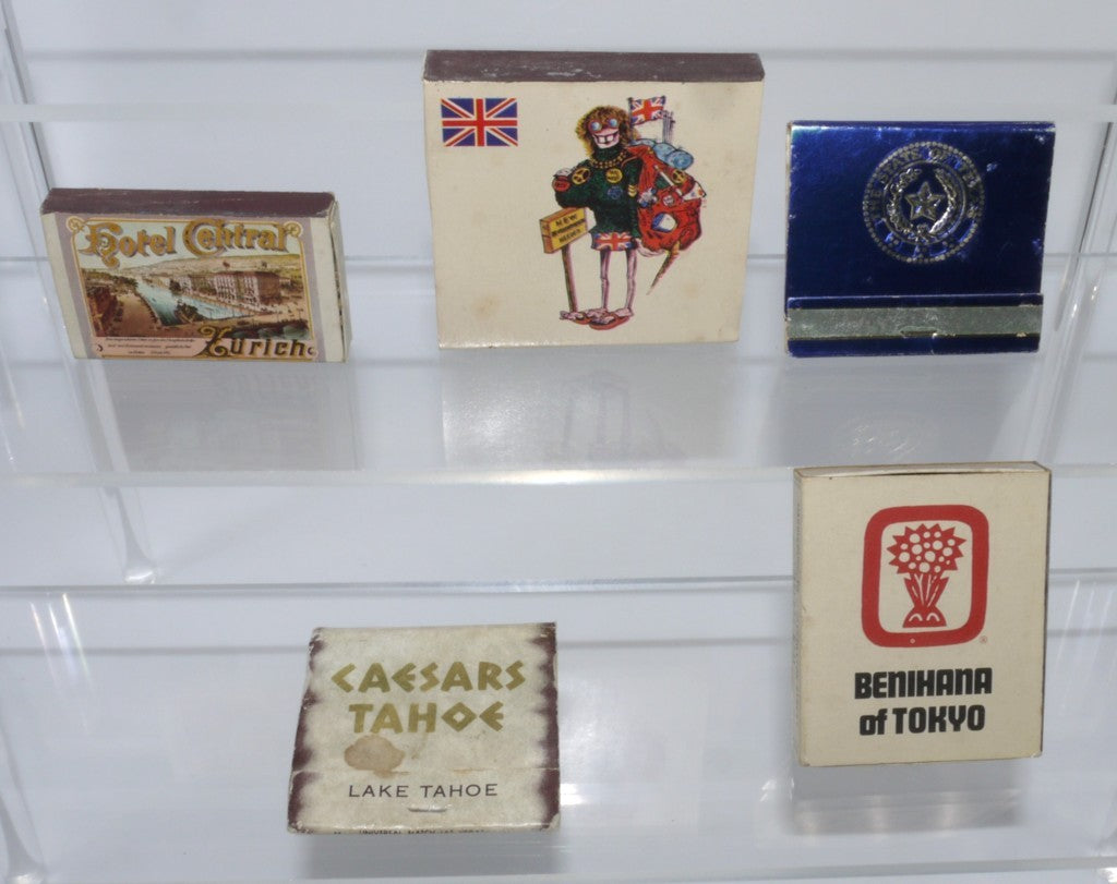 Set of 4 Vintage Matchboxes - Places/Travel - 5 pcs - Period: 1970s/80s/90s