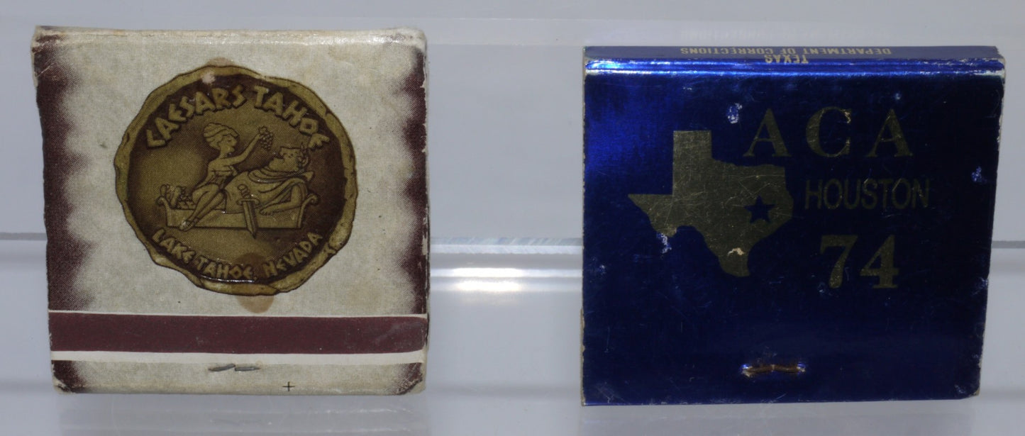 Set of 4 Vintage Matchboxes - Places/Travel - 5 pcs - Period: 1970s/80s/90s