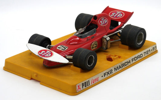 FX2 Ford March 721 F1 Politoys Polistil -Scala 1/25- Epoca:1970-1975