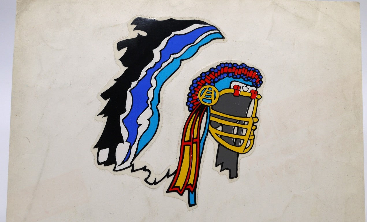 Piaggio Superbravo3 Redskins Original Graphics Carter - 1 pc - Period: 1987