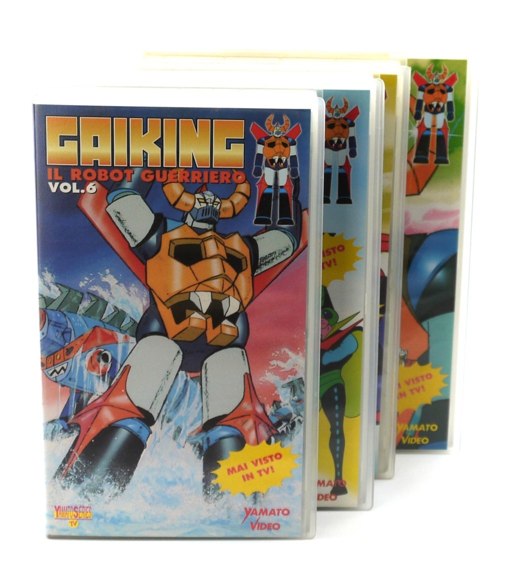 Gaiking Il Robot Guerriero dettaglio Set 4 pcs
