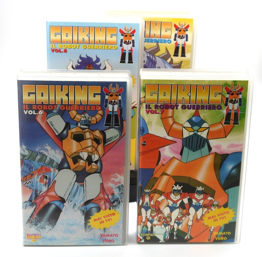 Gaiking Il Robot Guerriero dettaglio copertine frontali
