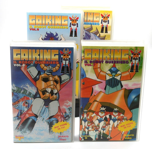 Gaiking Il Robot Guerriero dettaglio copertine frontali