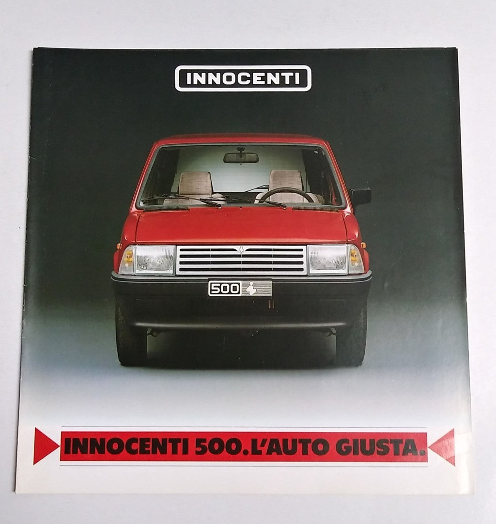 Innocenti 500 “L’Auto Giusta”--vista frontale