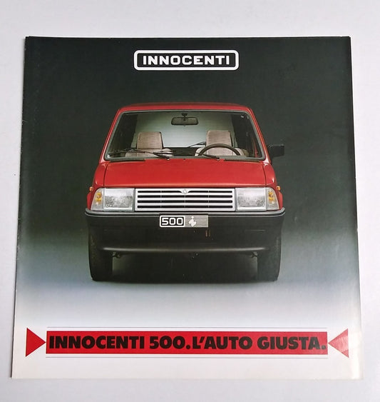 Innocenti 500 “L’Auto Giusta”--vista frontale