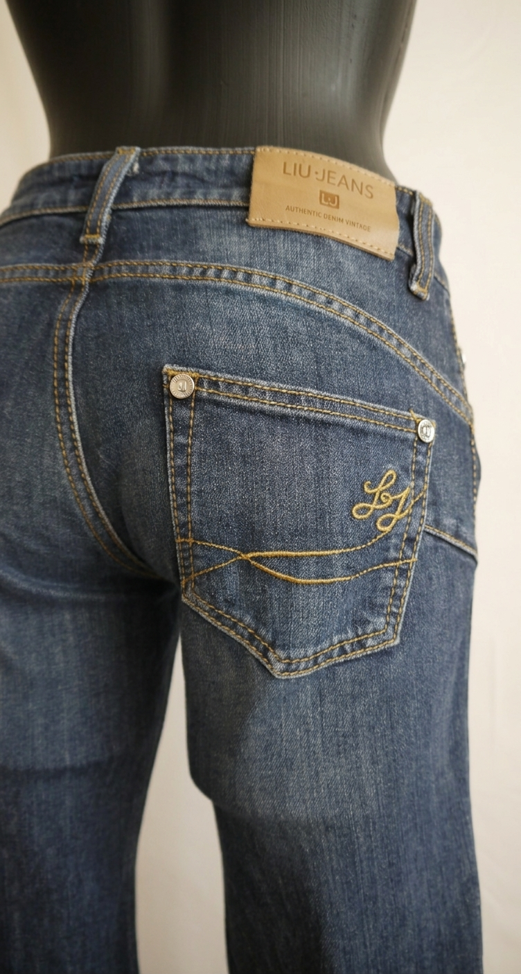 Jeans LIU JO Palazzo – Denim dettaglio logo