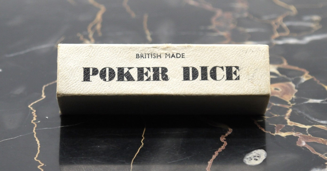 Johnnie Walker poker Dice British Made-Epoca: anni 60/70
