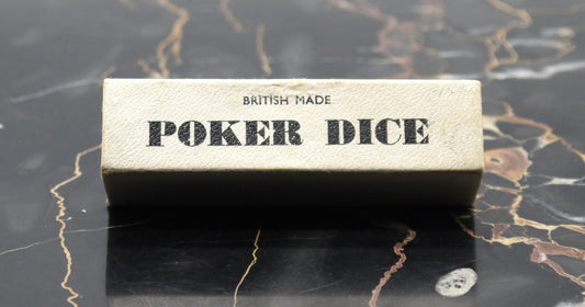 Dés de poker Johnnie Walker, fabrication britannique - Époque : années 1960/1970