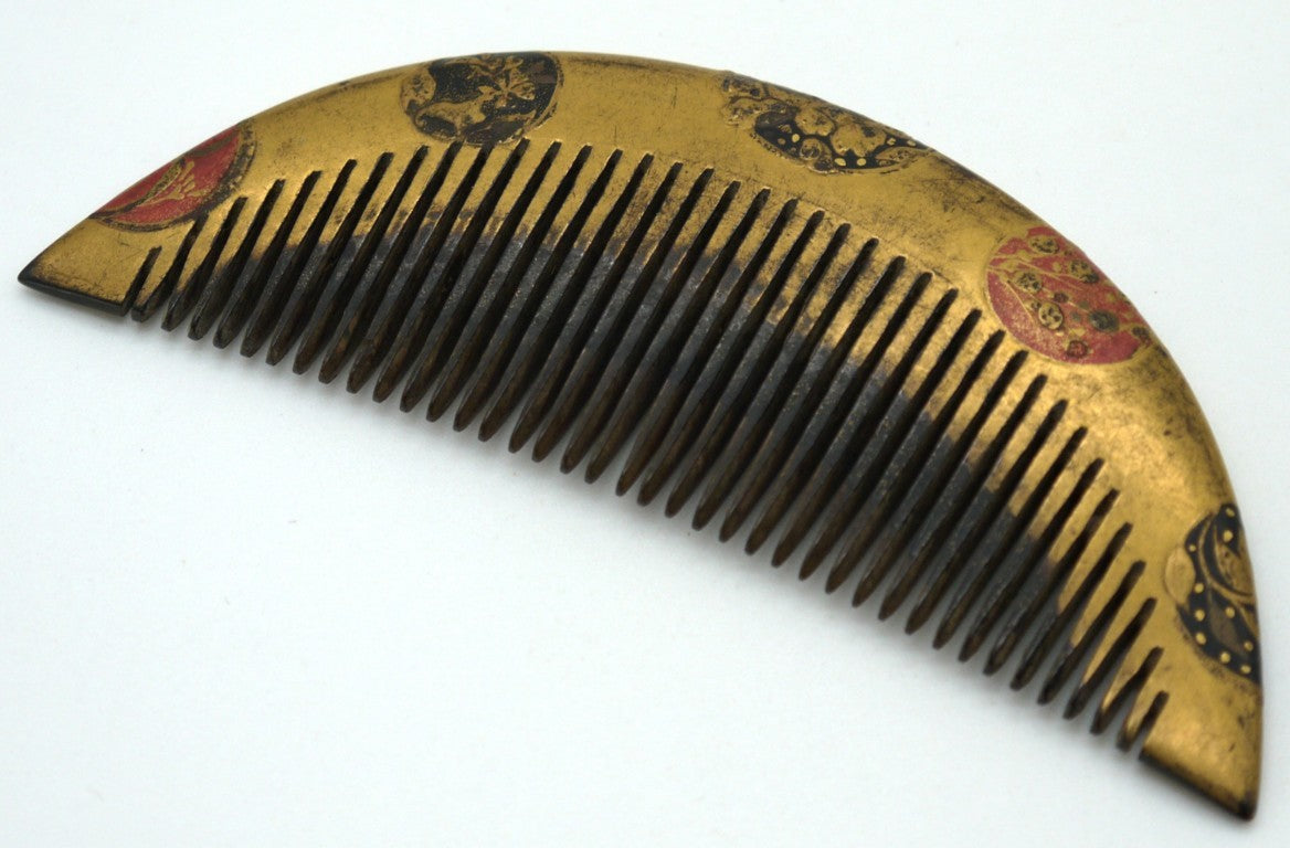 Japanese Meiji Kinzushi Periodo Meiji dettaglio lato 1