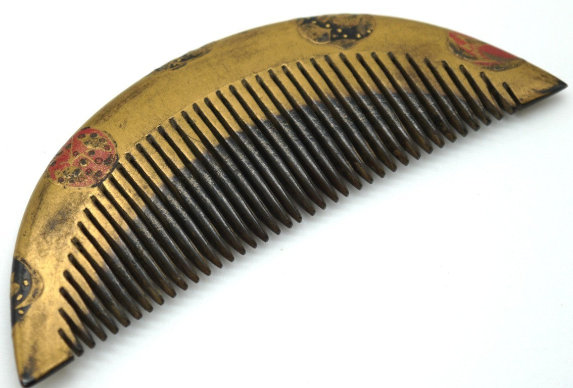 Japanese Meiji Kinzushi Periodo Meiji dettaglio lato 2