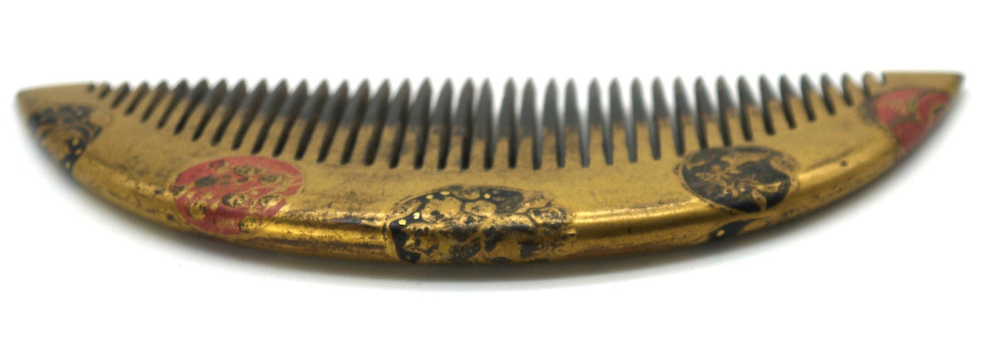 Japanese Meiji Kinzushi Periodo Meiji dettaglio testa