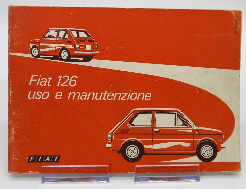 Manuel du propriétaire d'origine Fiat 126 - Période : 1973
