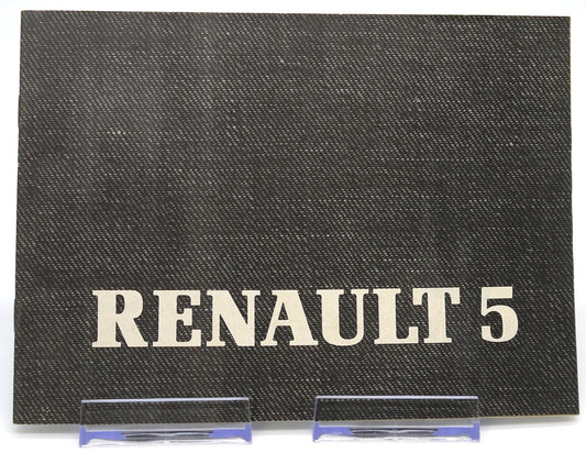 Libretto uso e manutenzione Originale Renault 5 Versioni 3/5 porte-Epoca:1985