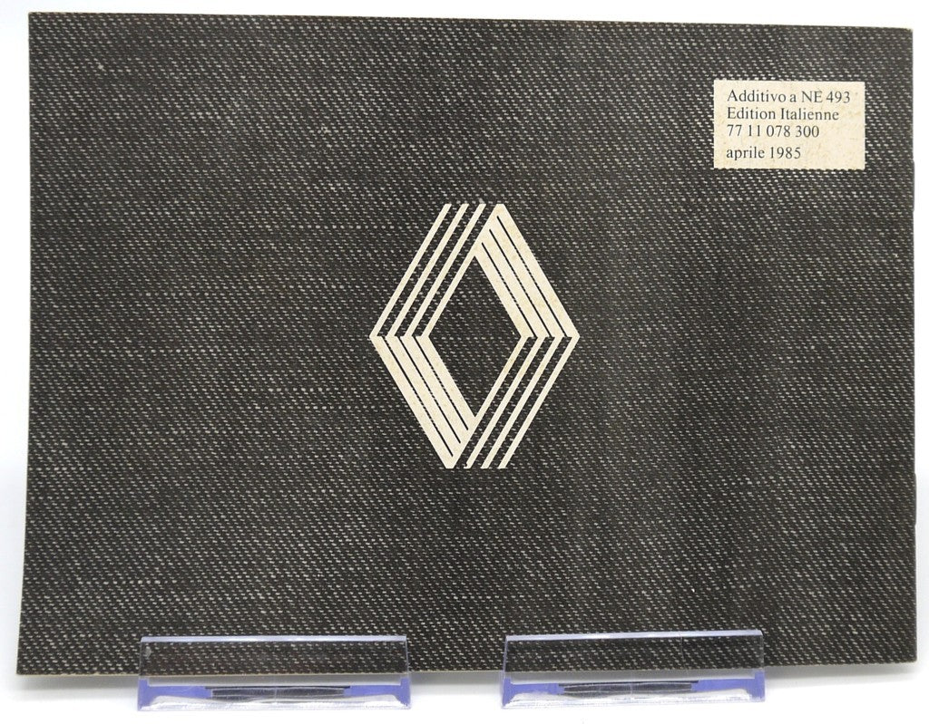 Manuel du propriétaire d'origine Renault 5, versions 3/5 portes - Période : 1985