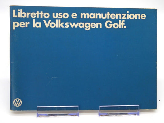 Original VW Golf Owner's Manual - Period: 1979