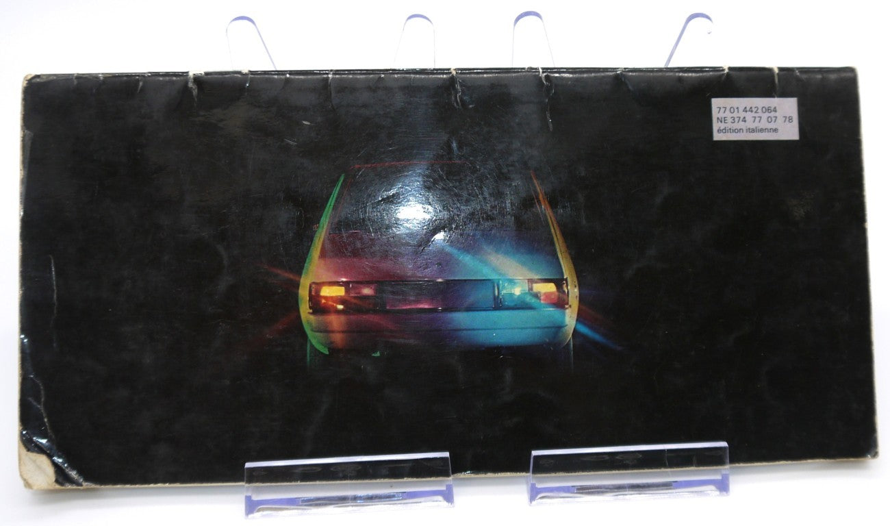 Libretto uso e manutenzione Originale Renault 14-RT 1210-Epoca:1978/80