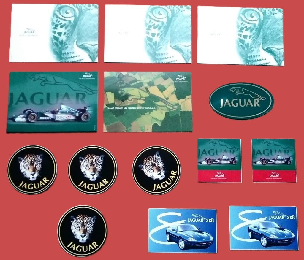 Lot de brochures/dépliants originaux Jaguar - Période : 1990-2000
