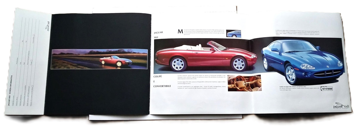 Lot de brochures/dépliants originaux Jaguar - Période : 1990-2000