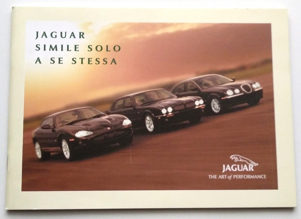 Lot de brochures/dépliants originaux Jaguar - Période : 1990-2000