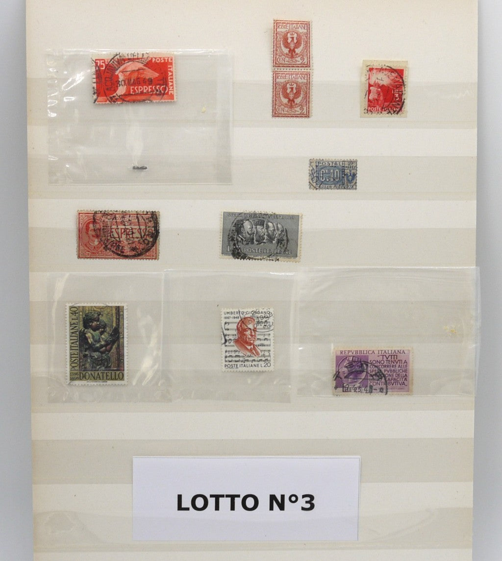 Lot of stamps n°3 - 10 pieces - Various periods