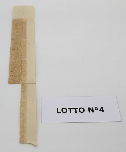 Stamp Lot No. 4 - Sestina Strip - Michetti - Period: 1917/1920