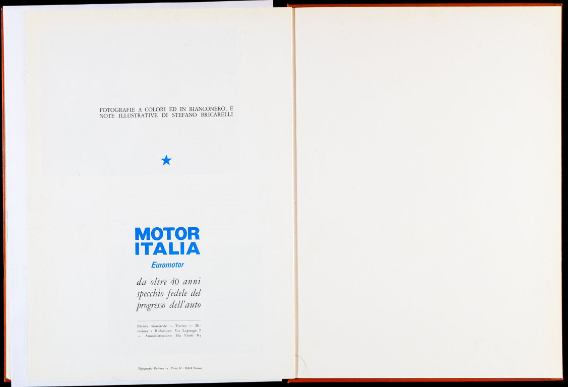 L'Auto è Femmina by Motor Italia- numero speciale- Ed.Rattero- Epoca:1968